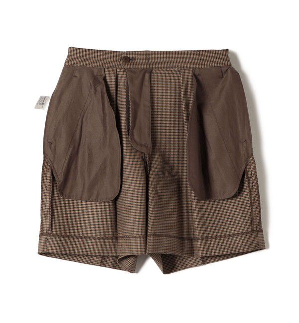 SHIPS for women「〈手洗い可能〉ウォッシャブル ウール チェック ハーフ パンツ」|その他|