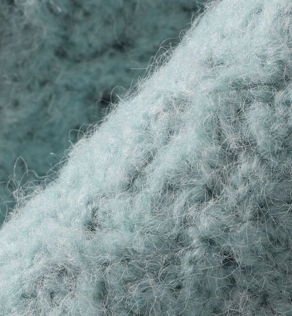 quaranciel「quaranciel: 透かし編み Vネック コンパクト ドルマンニットカーディガン」|カーディガン|