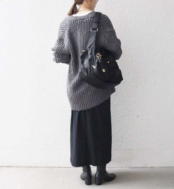 SHIPS any「SHIPS any:〈手洗い可能〉ロービング ルーズ Vネック ニット カーディガン」|カーディガン|