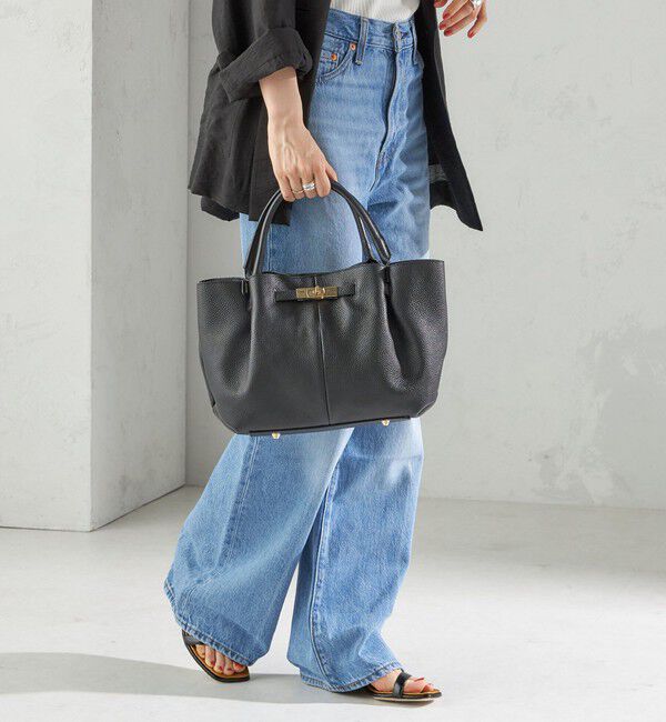 SHIPS for women「BEAURE: ヒネリ 金具付き バッグ」|トートバッグ|