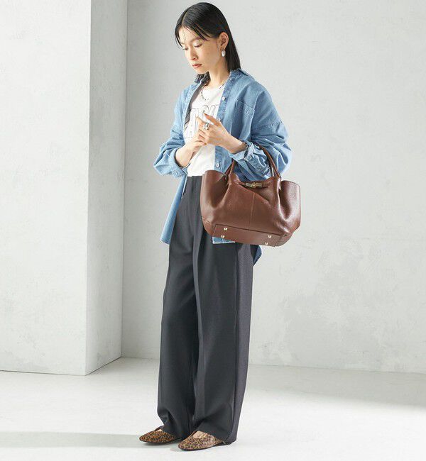 SHIPS for women「BEAURE: ヒネリ 金具付き バッグ」|トートバッグ|