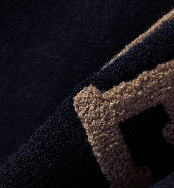 SHIPS for women「【WEB限定】〈手洗い可能〉サガラ 刺繍 ロゴ ニット プルオーバー」|ニット・セーター|