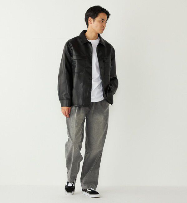 SHIPS Colors 「SHIPS Colors:合成皮革 CPO シャツジャケット◇」|ブルゾン・スタジャン|