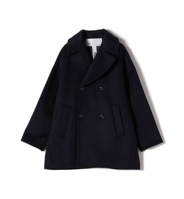 SHIPS for women「TICCA:Pコート」|ピーコート|ネイビー