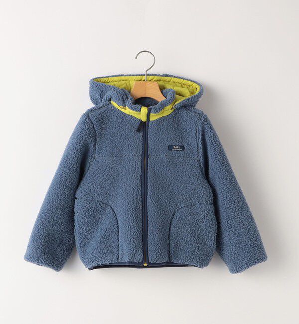SHIPS KIDS「SHIPS KIDS:140～160cm/〈洗濯機可能〉ボア リバーシブル ジャケット」|ブルゾン・スタジャン|ブルー系