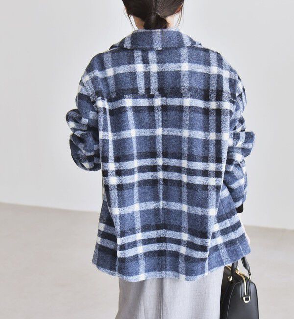 quaranciel「quaranciel: ボンディング チェック ライダース コート」|その他|