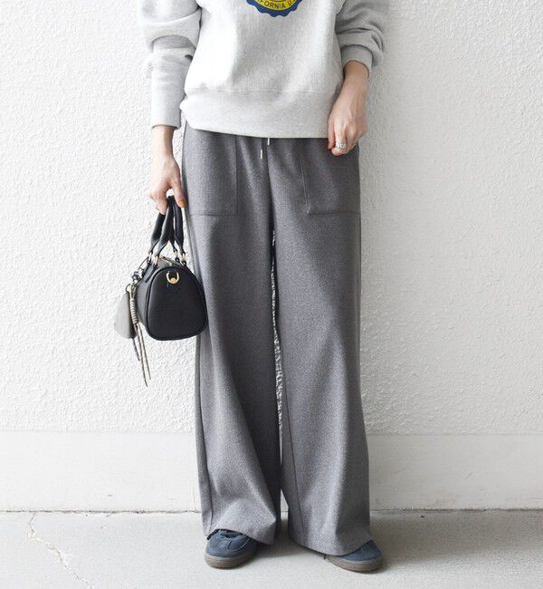 SHIPS any「SHIPS any:〈手洗い可能〉ウォーム イージー ワイド ストレート パンツ」|その他|