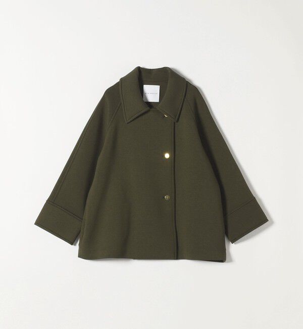 quaranciel「《追加予約》quaranciel:〈手洗い可能〉ダンボール ステンカラー ジャケット コート25AW」|ステンカラーコート|