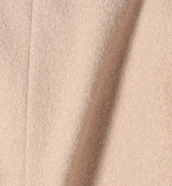 quaranciel「quaranciel: ノーカラー パイピング ジップ コート」|ノーカラーコート|