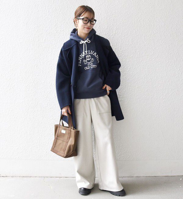 SHIPS any「《一部追加予約》SHIPS any: リバー ダブル テーラード ミドル コクーン コート」|その他|