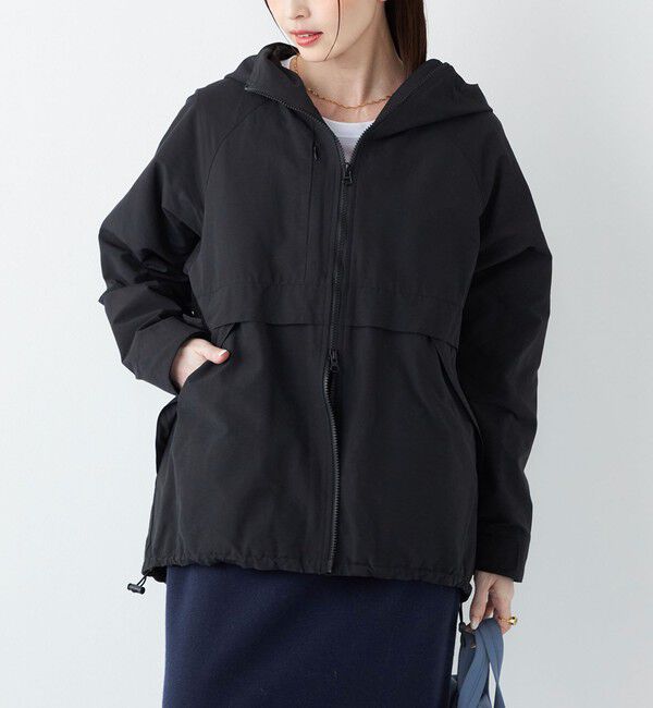 SHIPS Colors 「SHIPS Colors:〈手洗い可能〉ダウンライナー グログラン パーカ 2◇」|ダウン|ブラック