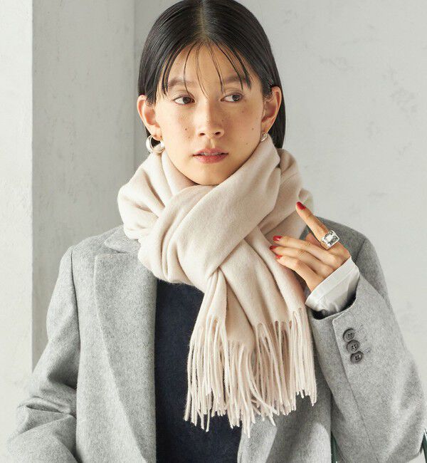 SHIPS for women「ウール カシミヤ ウォッシャブル ストール」|ストール|