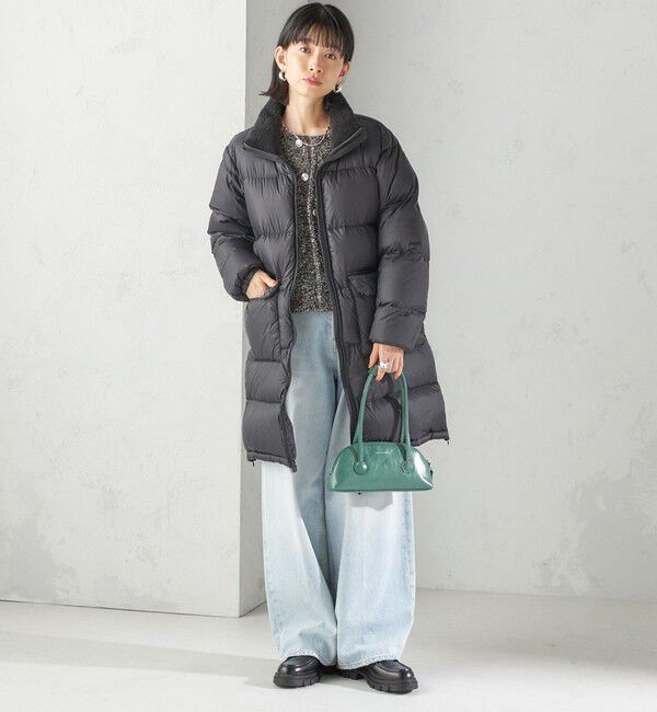 SHIPS for women「【SHIPS別注】TAION:〈手洗い可能〉ネック ボア ダウン コート」|ダウン|