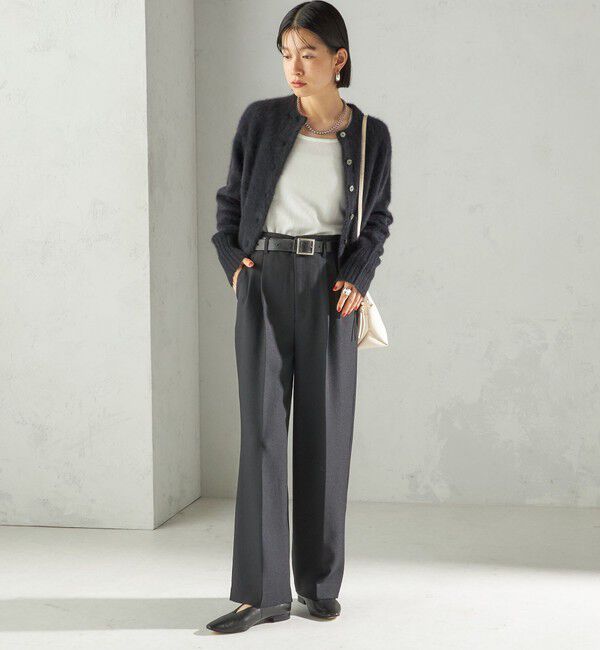 SHIPS for women「〈手洗い可能〉フォックス クルーネック ニット カーディガン」|カーディガン|