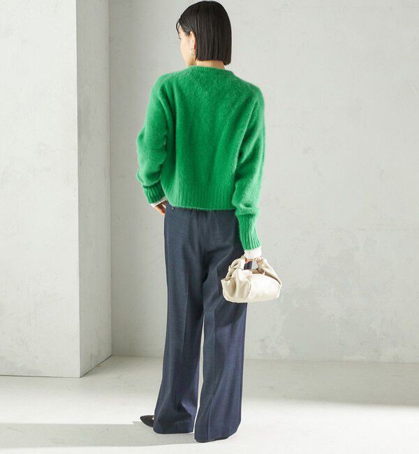 SHIPS for women「〈手洗い可能〉フォックス クルーネック ニット カーディガン」|カーディガン|