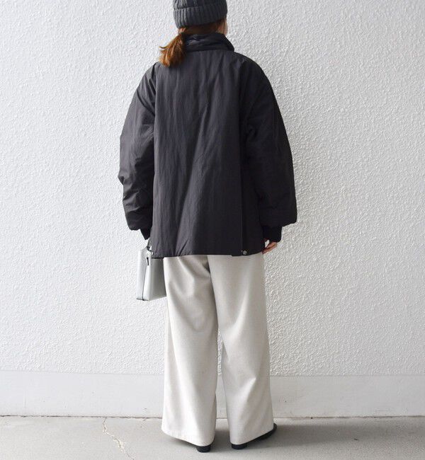 SHIPS any「【WEB限定】SHIPS any: 中綿 ダブル ジップ スタンド ブルゾン」|ブルゾン・スタジャン|
