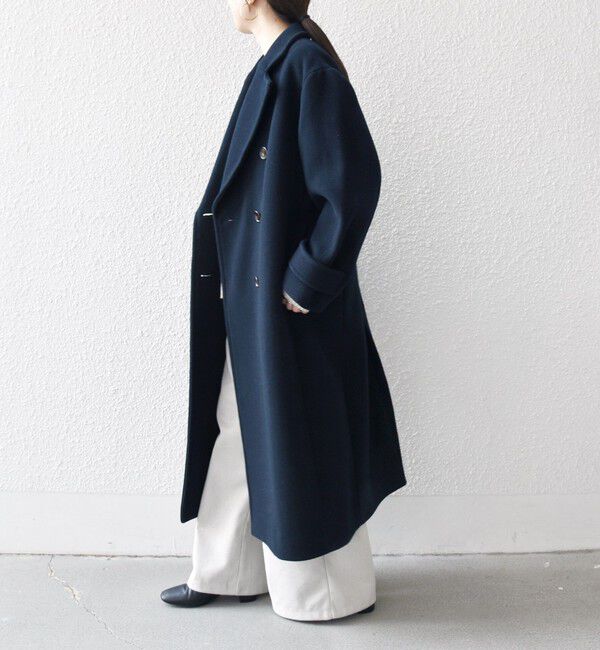 SHIPS any「【WEB限定】SHIPS any: PURE WOOL ロング テーラード コート」|チェスターコート|