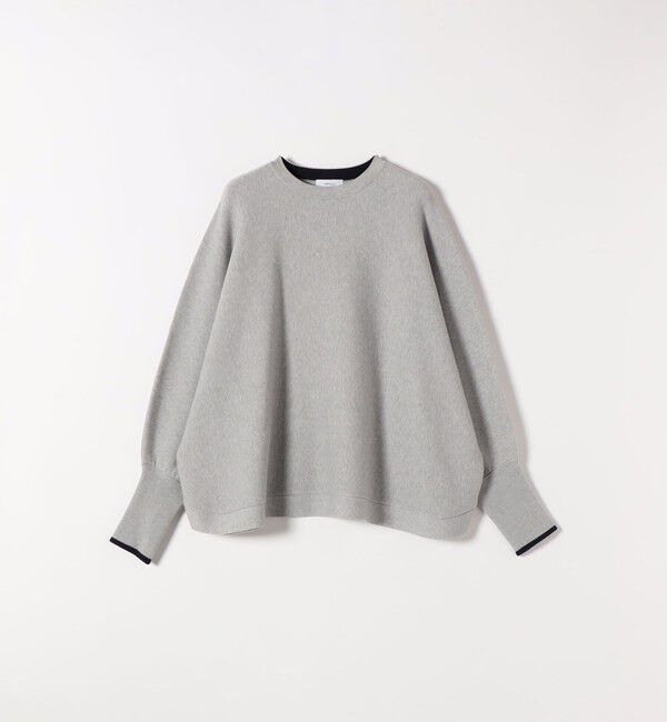 SHIPS any「《一部追加予約》SHIPS any:〈手洗い可能〉ダブルフェイス ボリュームスリーブ ニット プルオーバー」|ニット・セーター|