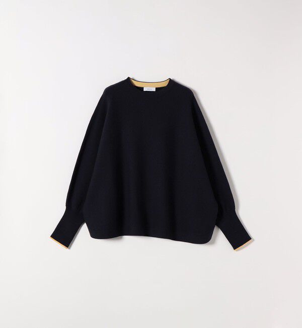 SHIPS any「《一部追加予約》SHIPS any:〈手洗い可能〉ダブルフェイス ボリュームスリーブ ニット プルオーバー」|ニット・セーター|