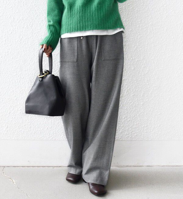 SHIPS for women「〈手洗い可能〉両面起毛 ポケット デザイン ドロスト パンツ」|その他|