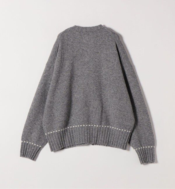 SHIPS any「《一部追加予約》SHIPS any:〈手洗い可能〉ステッチ デザイン ルーズ ニット カーディガン」|カーディガン|