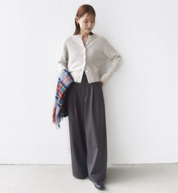 SHIPS for women「〈洗濯機可能〉ウールライク ポケット デザイン ワイド パンツ」|その他|