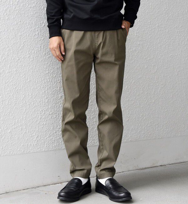 SHIPS any「【WEB限定】SHIPS any:〈洗濯機可能/UVカット〉スーパー ストレッチ テーパード イージー パンツ◇◇」|チノ|