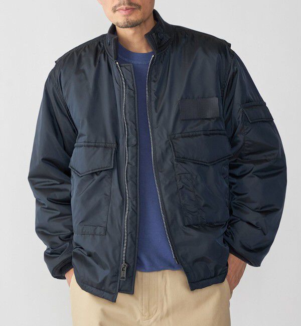 SHIPS「【SHIPS別注】SPIEWAK: G-8 WEP ジャケット ロング」|ブルゾン・スタジャン|ネイビー