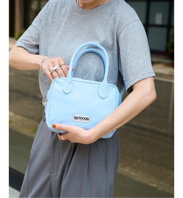OUTDOOR PRODUCTS Usual Things「新色追加 2WAY CUBE BAG」|ショルダー・メッセンジャー|サックスブルー