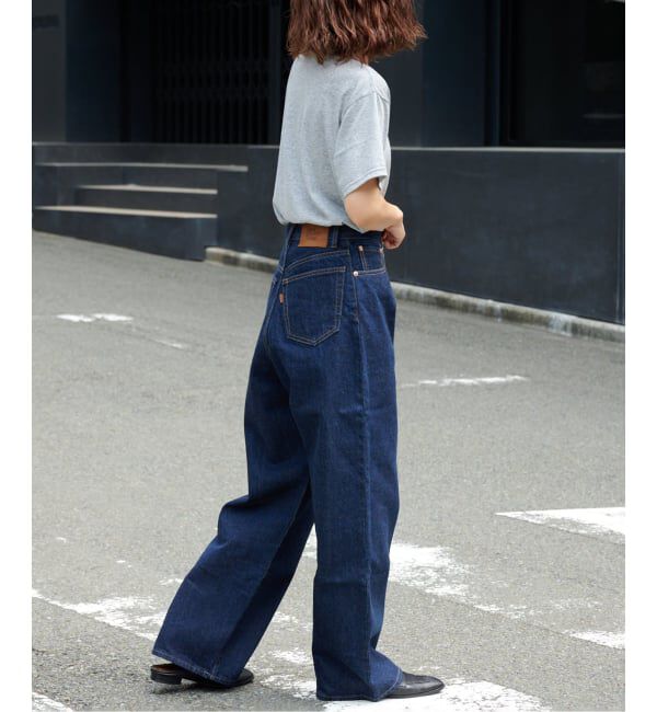 OUTDOOR PRODUCTS Usual Things「追4 ULTデニムハイライズルーズ5PKT」|デニム|