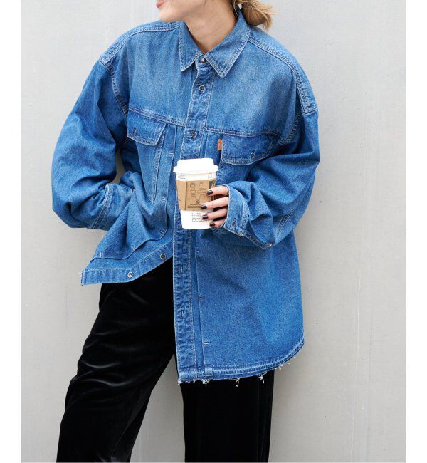 OUTDOOR PRODUCTS Usual Things「ULTデニムワーカーシャツ」|シャツ・ブラウス|