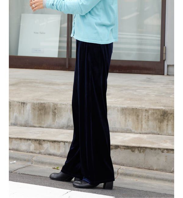 OUTDOOR PRODUCTS Usual Things「新色追加 ベロアフレアパンツ」|スラックス|