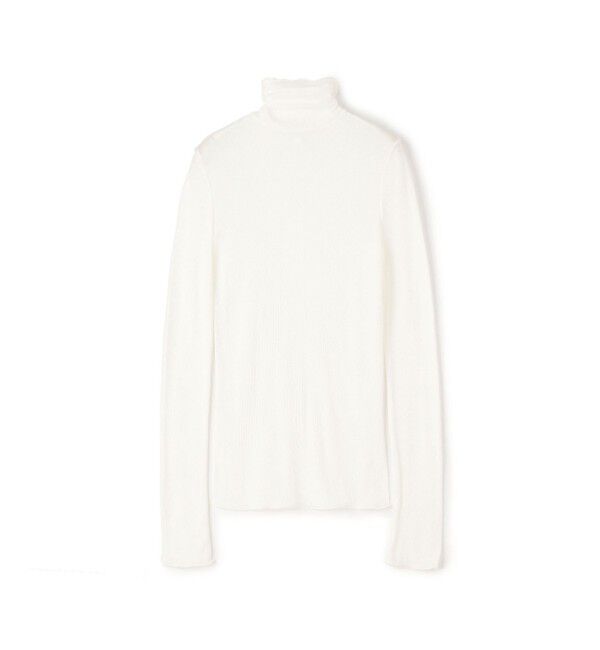 Ballsey「コットンシルクリブ タートルネックプルオーバー」|Tシャツ・カットソー|11 ホワイト