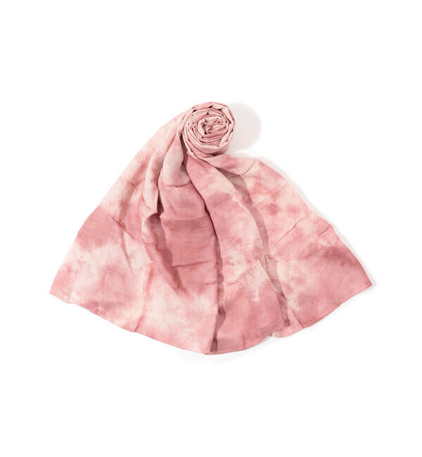 TOMORROWLAND GOODS「COSI シルク タイダイストール」|ストール|34 ピンク系
