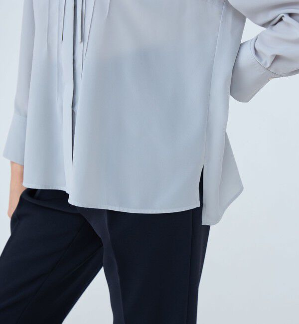 Ballsey「クリアデシン ボウタイブラウス」|シャツ・ブラウス|