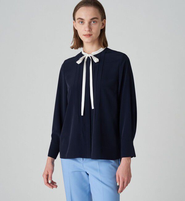 Ballsey「クリアデシン ボウタイブラウス」|シャツ・ブラウス|