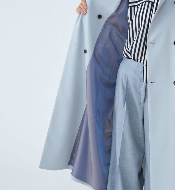 カバートクロス スタンドカラーコート（TOMORROWLAND collection