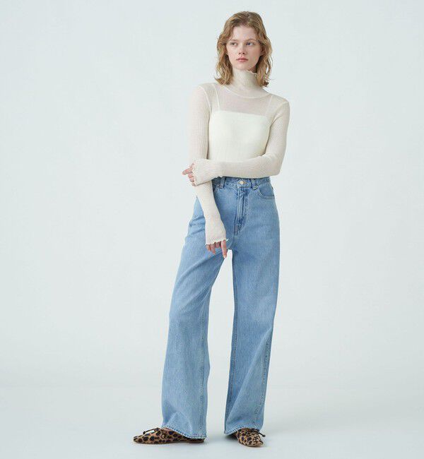 MACPHEE「テクノリブ タートルネックプルオーバー」|Tシャツ・カットソー|