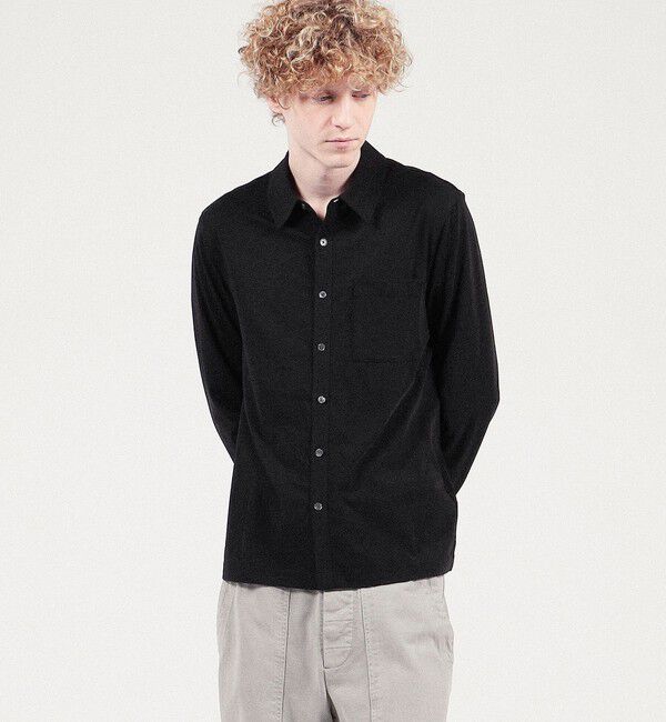 JAMES PERSE「コットンジャージー ロングスリーブシャツ MCFJ3442」|シャツ・ブラウス|