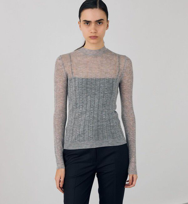 DES PRES「ソフトウール ハイネックプルオーバー」|ニット・セーター|