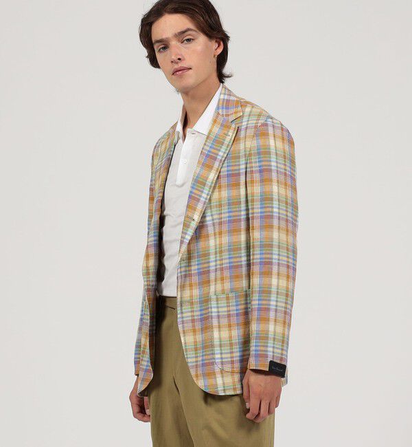 TOMORROWLAND BUYING WEAR「ERRICO FORMICOLA リネンシングル ブレステッド3Bジャケット」|テーラードジャケット|