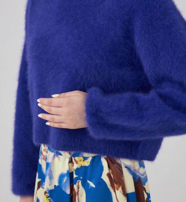 Ballsey「フラッフィーヤーン Vネックプルオーバー」|ニット・セーター|