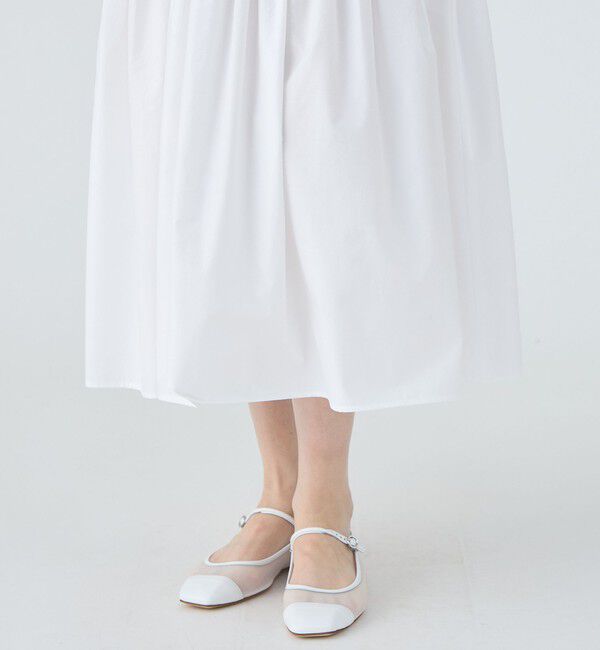 MACPHEE「【WEB限定】クリスピータフタ ティアードキャミソールワンピース」|ワンピース|