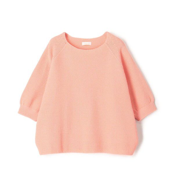 Ballsey「モスステッチ ワイドプルオーバー」|ニット・セーター|33 ピンク