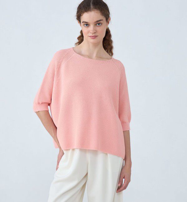 Ballsey「モスステッチ ワイドプルオーバー」|ニット・セーター|