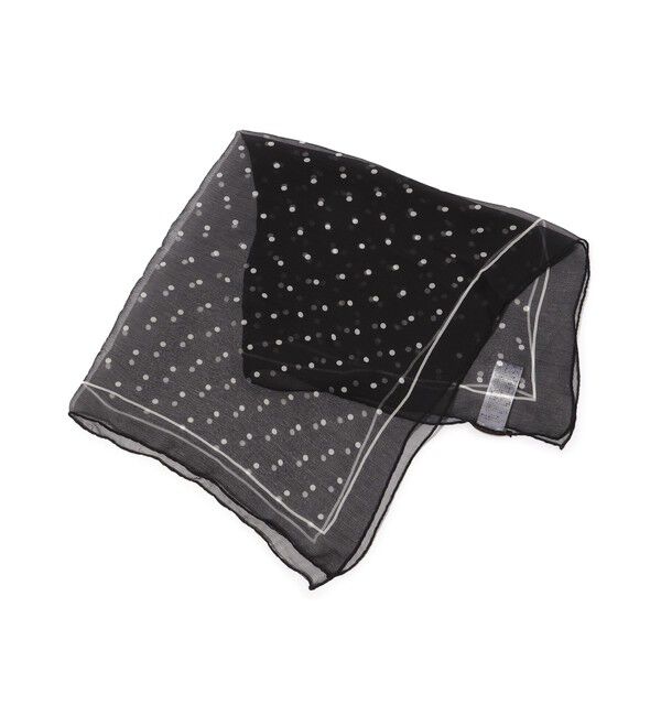 TOMORROWLAND GOODS「REGAGLIA シルク スカーフ」|バンダナ・スカーフ|19 ブラック