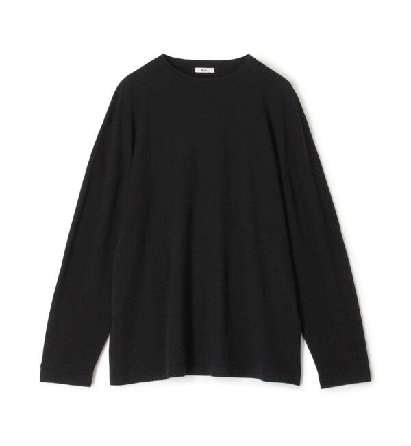 Edition「コットンカシミヤ ロングスリーブトップス」|Tシャツ・カットソー|19 ブラック