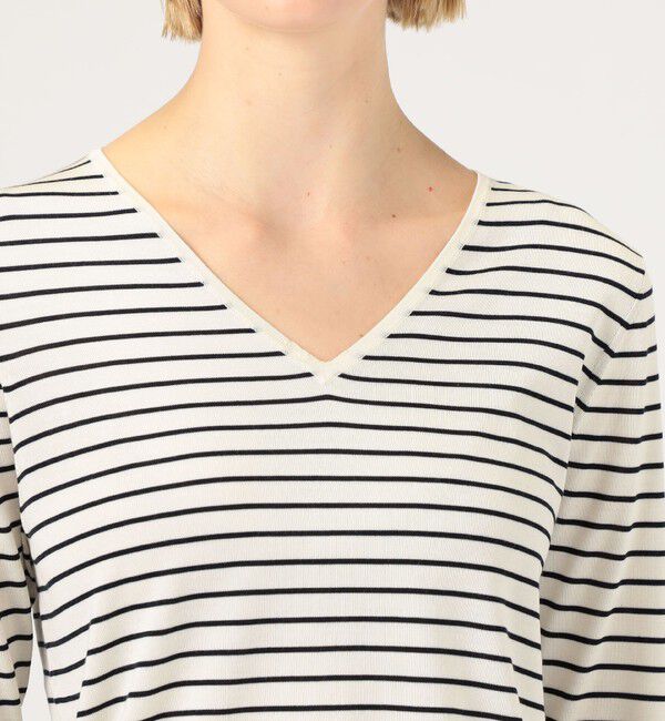 DES PRES「シルク Vネックプルオーバー」|ニット・セーター|