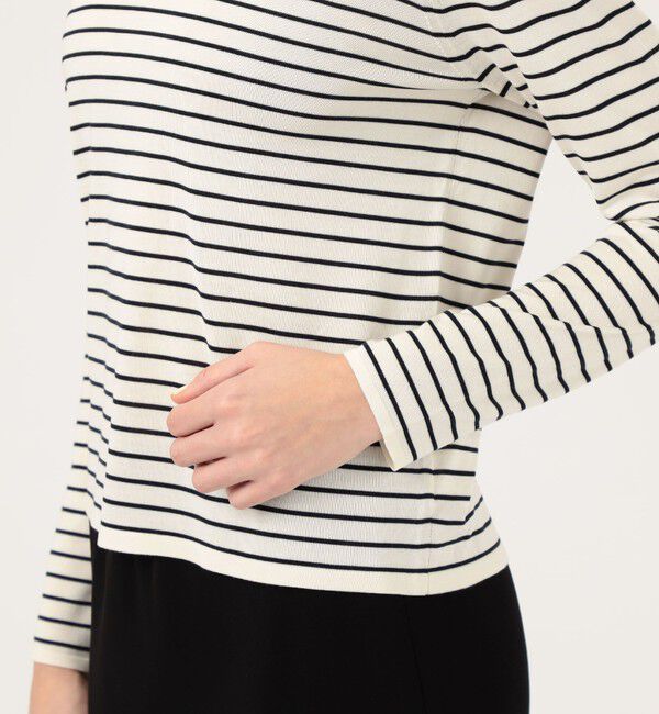 DES PRES「シルク Vネックプルオーバー」|ニット・セーター|