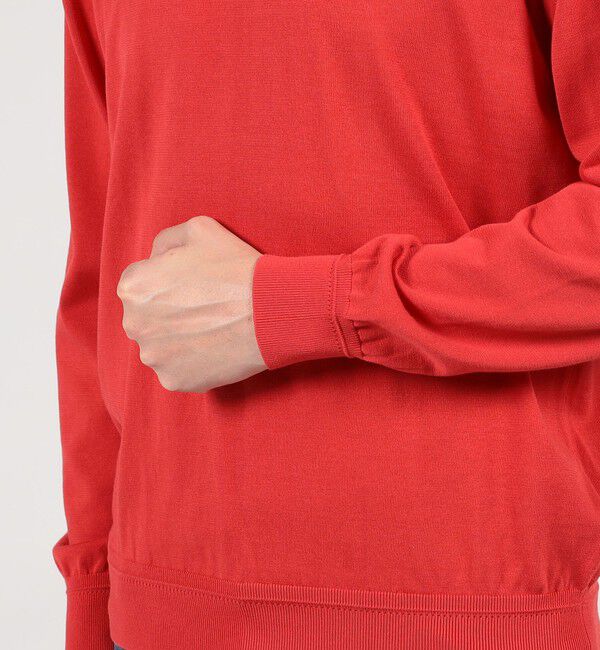 TOMORROWLAND MENS「TOMORROWLAND tricot ギザコットン クルーネックプルオーバーニット」|ニット・セーター|